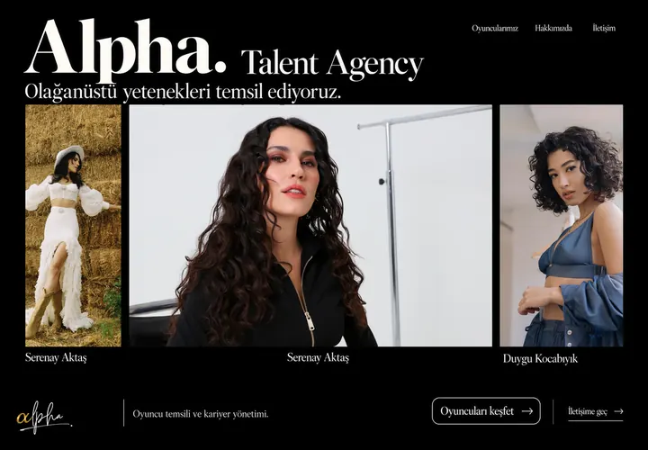 Üçlü kampanya ana sayfa tasarımı